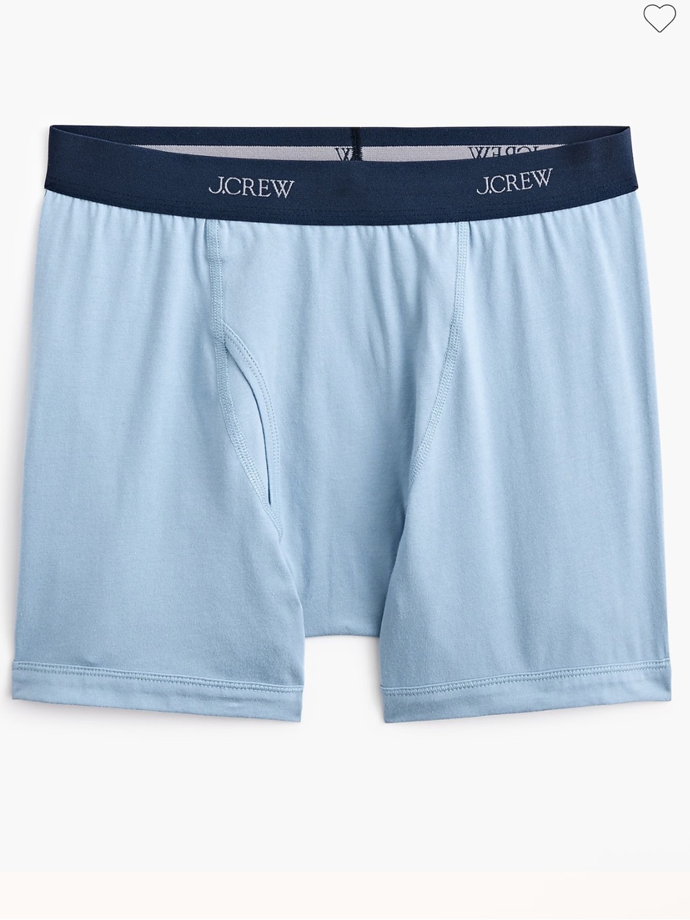 J. Crew Knit boxer briefs - Grey with Navy Waistband